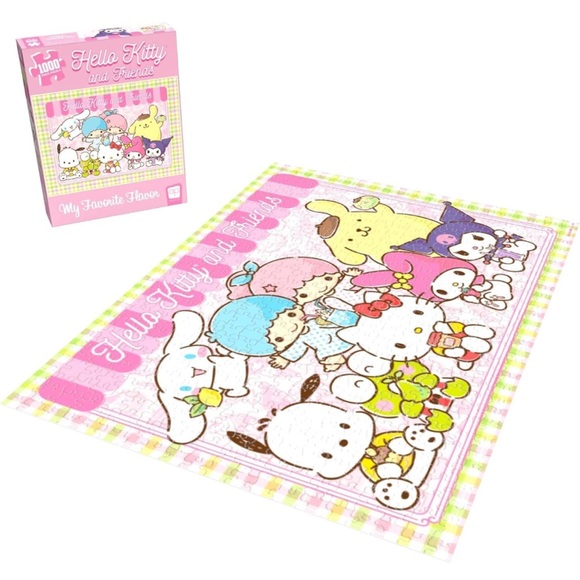 Hello Kitty and Friends My Favorite Flavor 1000-piece Jigsaw Puzzle - Picture 3 of 8